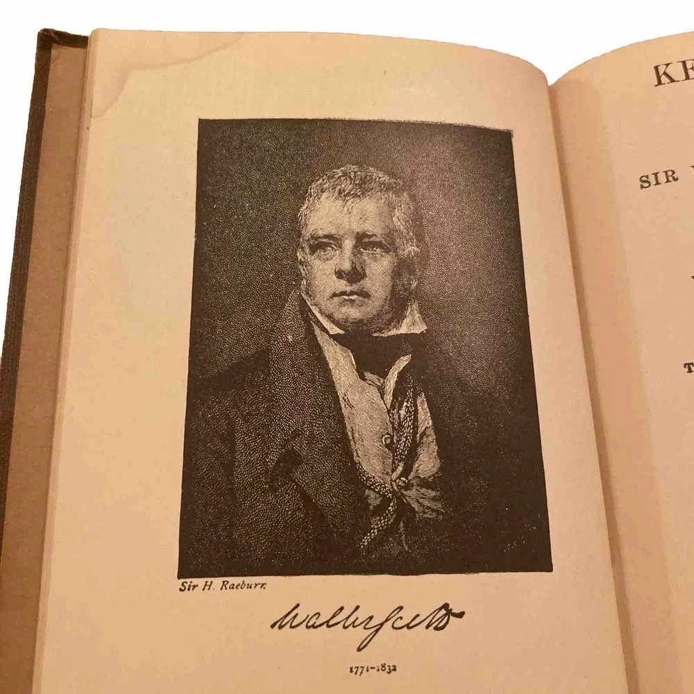 Antique Kenilworth by Sir Walter Scott Macmillan Pocket‎ Classics 1923 HB